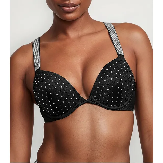 Victorias Secret Top De Bikini Con Pushup Shine Strap Bombsh