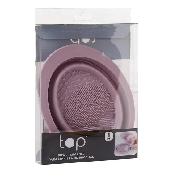 Bowl Plegable Top Premium Limpia Brochas