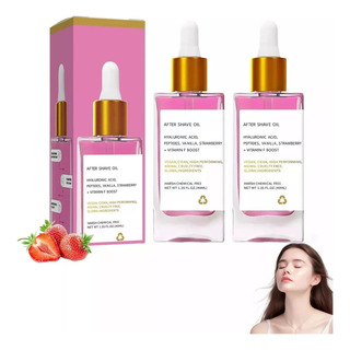 Aceite After Shave De Fresa Y Vainilla Para Mujeres (2)pcs Aceite After Shave De Fresa Y Vainilla Para Mujeres (2)pcs