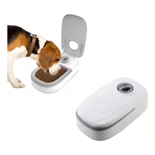 Dispensador Comida Inteligente Temporizador Perro Mascotas