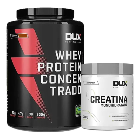 Creatina Whey Protein Combo Para Idosos Zero Glúten Açúcar