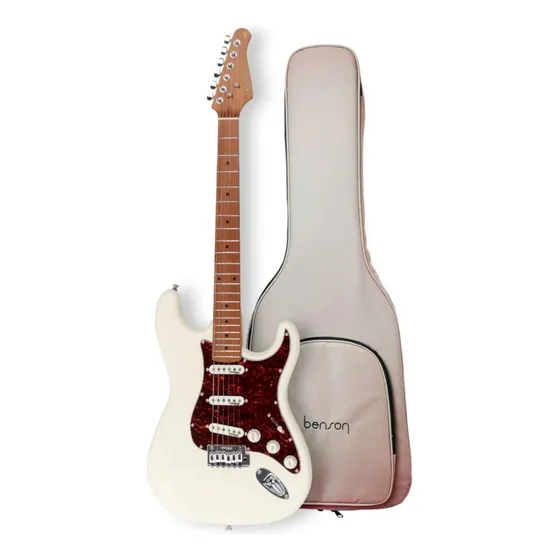 Guitarra Benson Stratocaster Hardy 901 Ow/tt Branco Bag