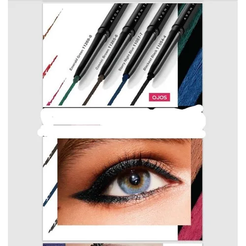 Lapiz Delineador Retractil Ojos Avon True Glimmerstick*tati Color Starry Night Blue