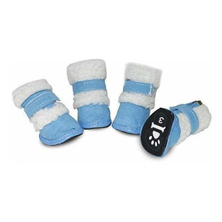4pcs Puppy Dog Shoes Botines Botas Perros Pequeños Bot... 4pcs Puppy Dog Shoes Botines Botas Perros Pequeños Bot...