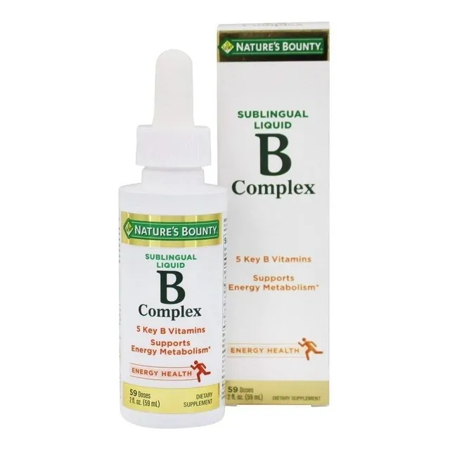 Complejo B Sublingual Con Vitamina B12 Stock Importado Usa