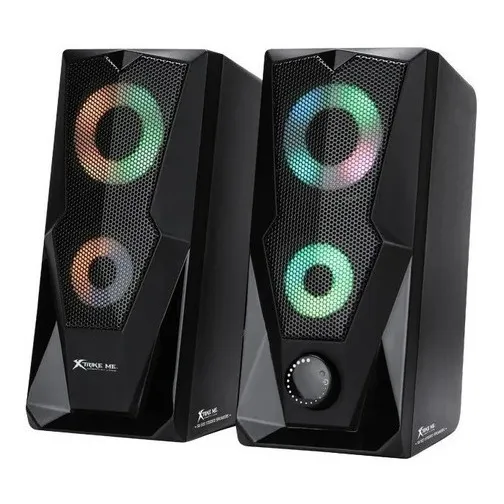 Parlantes Gamer Para Pc Musica Juego Xtrike Me Computadora 