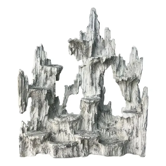 Altar Congá 30ax23lx14c P/12 Orixás 10 Cm Branco Em Resina