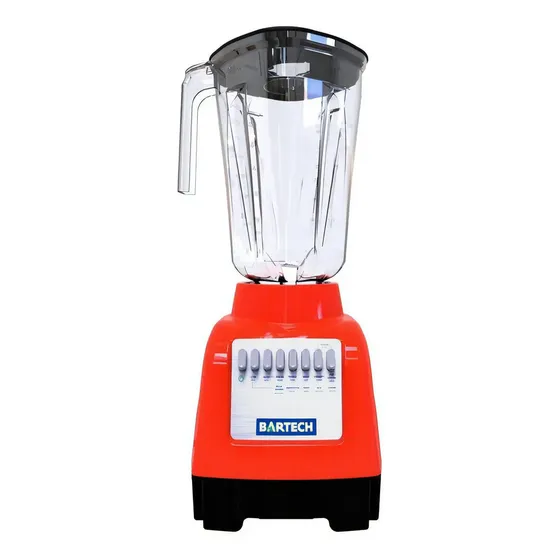 Licuadora 750w Plástico 2l Botonera 10vel Bartech B1 Roja