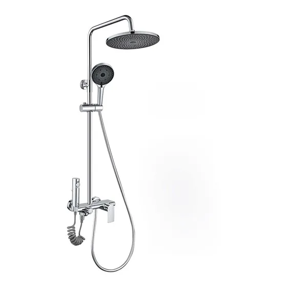 Sistema Ducha Keppd Cromado Cabezal Tipo Lluvia 3 Funcion C