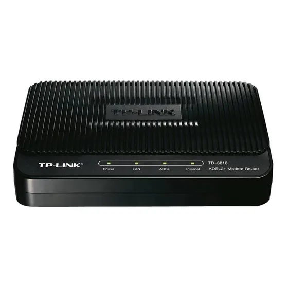 Modem roteador TP-Link TD-8816 preto