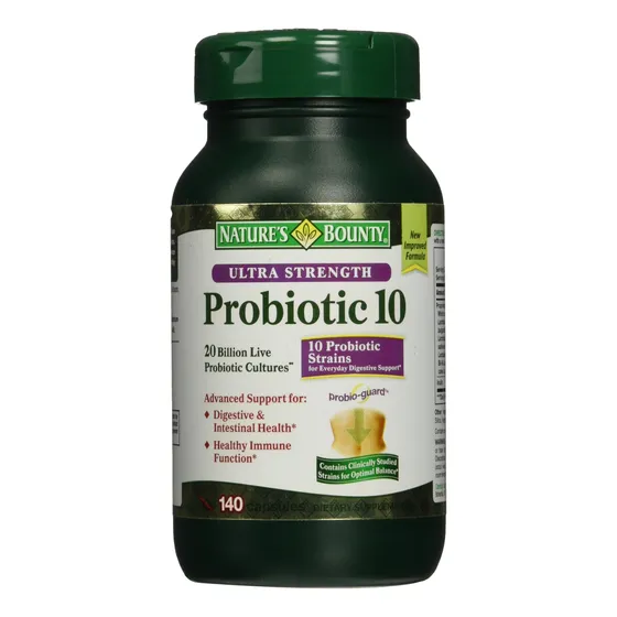 Suplemento Probiótico Nature's Bounty Ultra Strength 10 140 