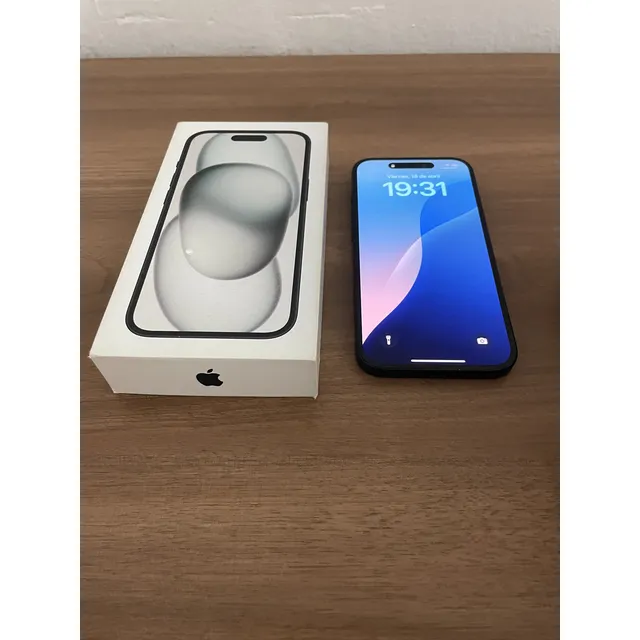 Iphone 15 Libre Bateria 94% Completo Semi Nuevo - Permuto Negro