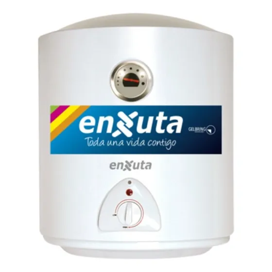 Calefon Termotanque Enxuta 30 Litros Acero LG Amoblamientos
