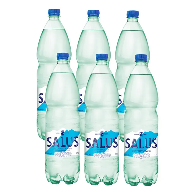 Agua Mineral Con Gas Salus 1.5 L. X 6 Un