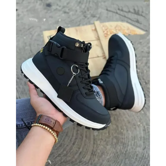 Botas Con Broche Para Caballeros Hombre Jovenes