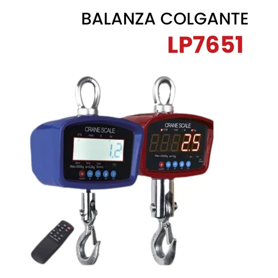 Balanza Digital Colgante De Grúa 500kg 