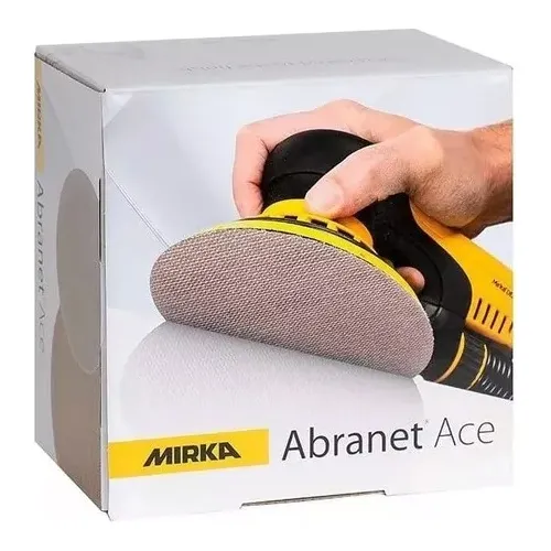 Kit Com 50 Discos De Lixa Abranet Ace Mirka 6 Polegadas