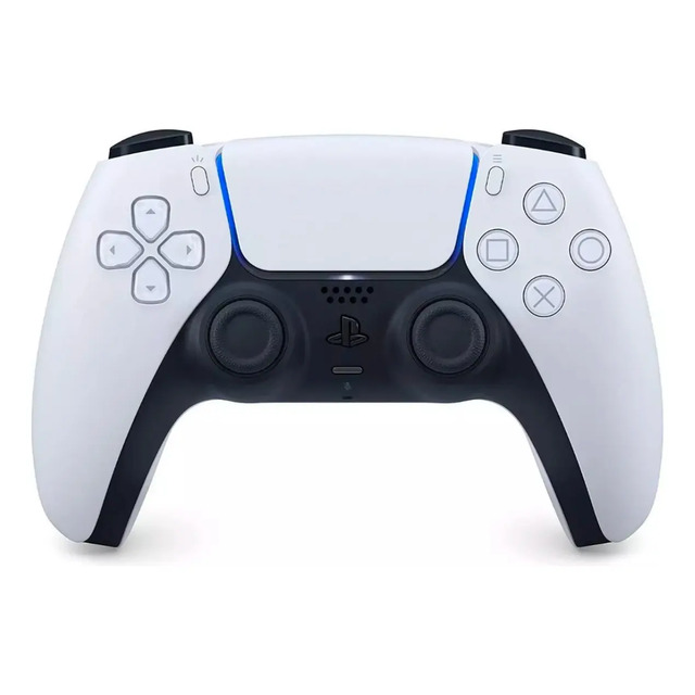 Controle Ps5 Branco Joystick Sony Playstation Dualsense White/black