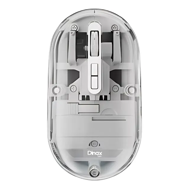 Mouse Inalámbrico Transparente Dpi Ajustable Sensor Óptico
