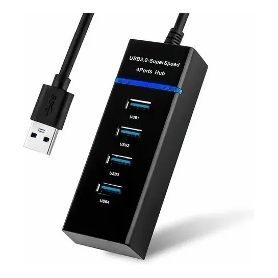 Hub / Switch Usb 3.0 Y 2.0 Con 4 Puertos Velocidad 5 Gbps