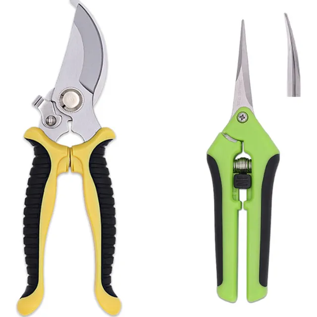 2pcs Tijera, Kit De Tijeras De Podar Manuales Para Jardín
