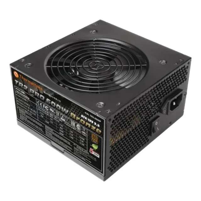 Fuente de alimentación para PC Thermaltake Technology TR2 TR-600 600W negra 220V