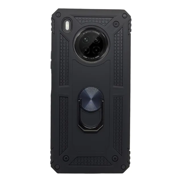 Funda Uso Rudo Anillo Para Huawei Y9a Más 2 Micas De Cristal