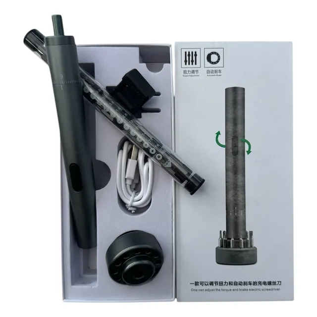Destornillador Inalámbrico Con Ajuste De Torque Y 30 Puntas