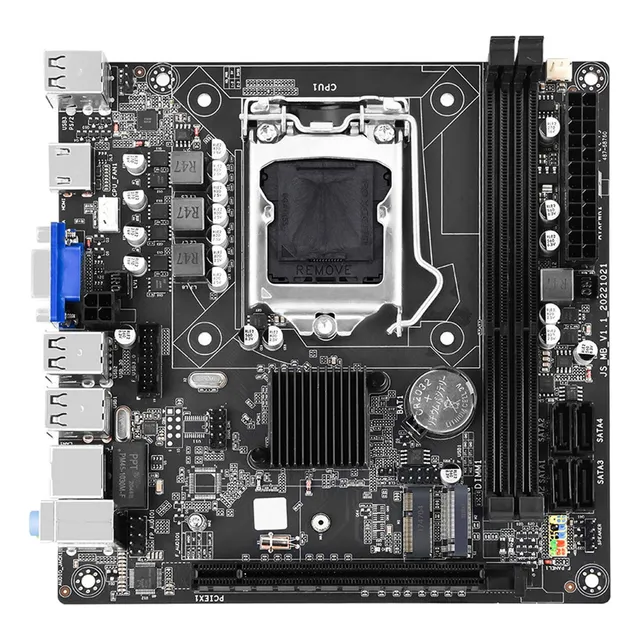 Placa Base Para Juegos 100m Tarjeta De Red Lga 1155 Cpu