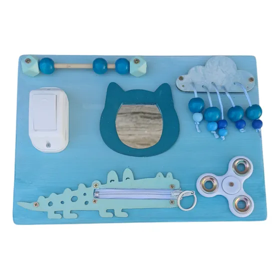 Panel Tablero Didactico Juego Sensorial Juguetes Para Bebes