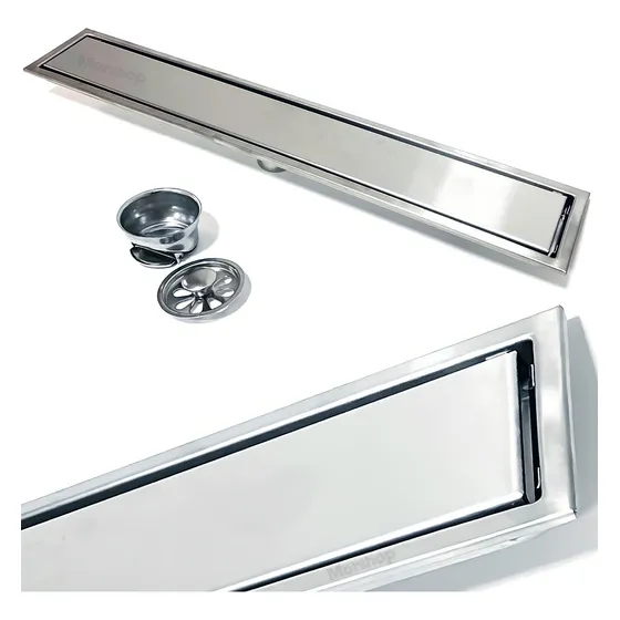 Rejilla Desague Lineal Ducha Baño Acero Inoxidable 60cms