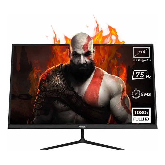 Monitor Gamer 23.8 Xtreme Pc Gaming Infinite Game 5ms 75Hz FHD IPS HDMI USB-C Altavoces Negro