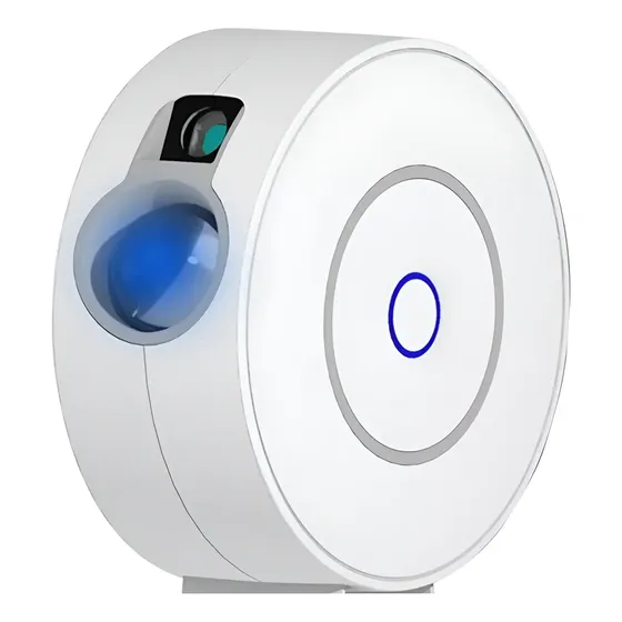 Proyector Led De Estrellas Y Galaxia Wifi Arkifi Blanco