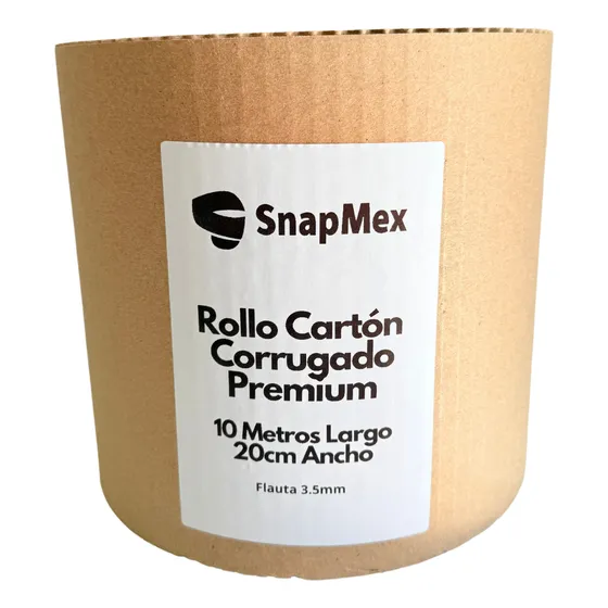 Carton Corrugado Para Piñatas Rollo 10 Metros 16.5 Cm Ancho