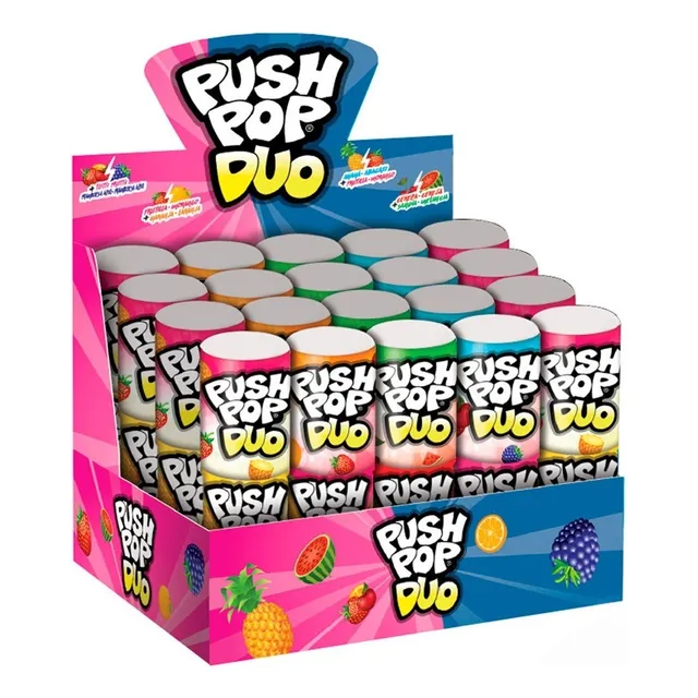 Push Pop Duo Display X 20u *golosinas Del Sur*