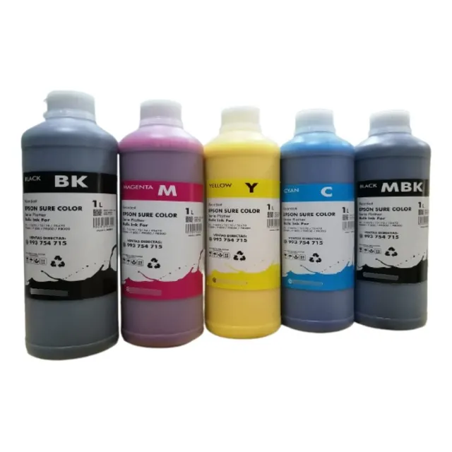 Tinta Plotter Surecolor 1 Litro Black Cian Yellow Magenta 