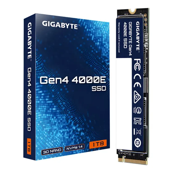 Gigabyte Ssd Gen4 4000e 1tb Alta Velocidad Gris Oscuro