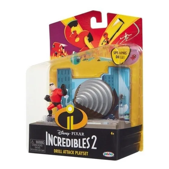 Los Increibles 2 Set Escenario + Muñeco Disney 74931
