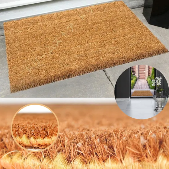 Capacho De Coco 60cm X 30cm Fibras Nordeste