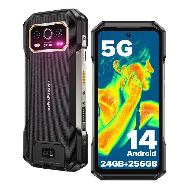 Celular Ulefone Armor 27t Pro Thermal Imaging 5g Rugged Phone 12+12gb 256gb 10600mah Batería 50mp+64mp Cámara De Visión Nocturna Smartphone
