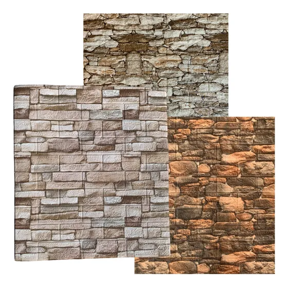 Placa Autoadhesiva Revestimiento Pared Adhesivo (pack 10 Un)
