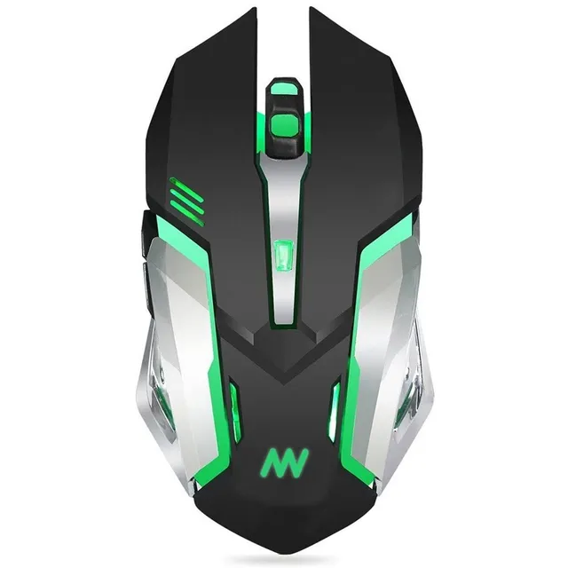 Mouse Gamer Usb Newvision Nw-07 2400dpi Hd Rgb Pc Ps4 Xbox Color Negro