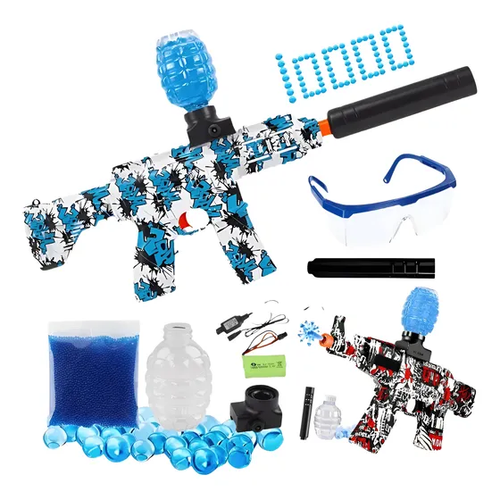 Arminha De Bolinha De Gel Arma Metralhadora 10.000 Orbeez