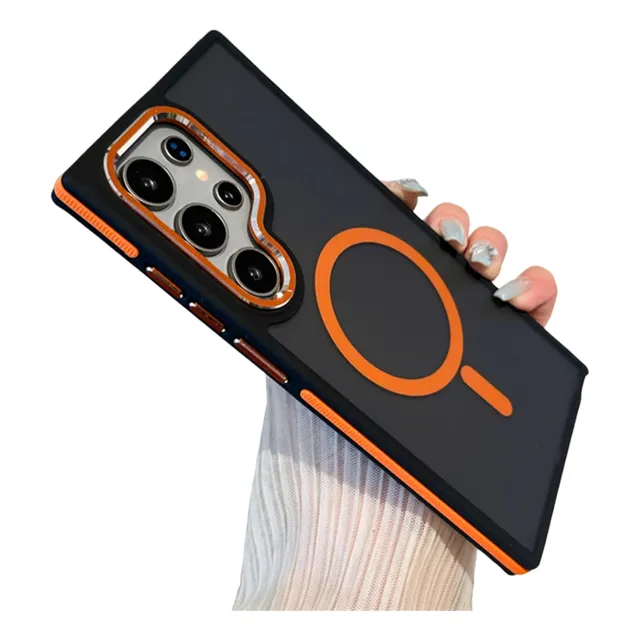 Funda Para Samsung Magsafe De Mate Uso Rudo Cámara Protector