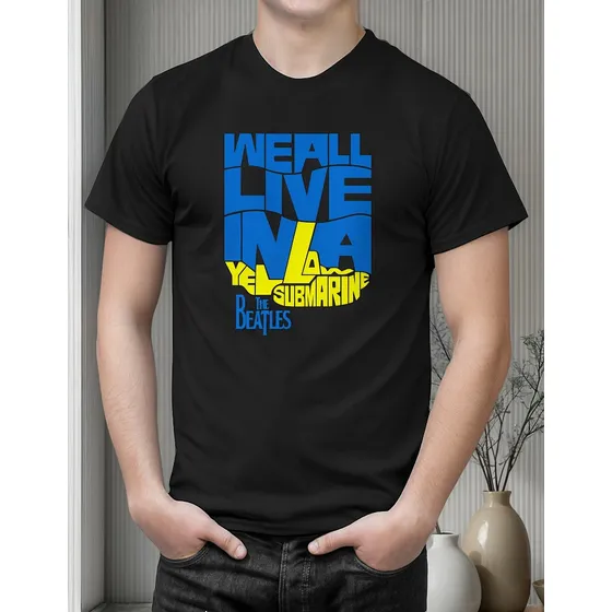 Camiseta Banda The Beatles Yellow Submarine Rock Paul John