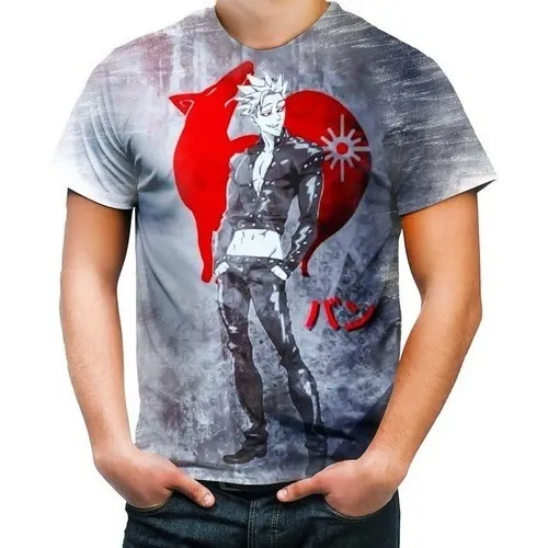 Camisa Camiseta Sete Pecados Capitais Nanatsu No Taizai 5