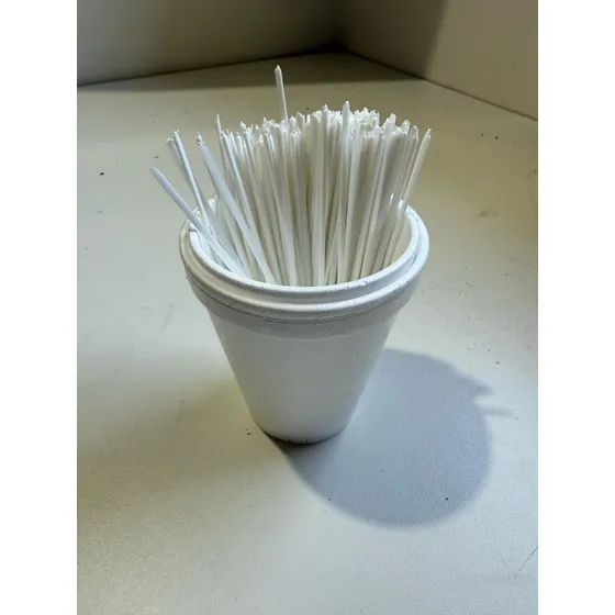 Revolvedor Agitador Remo Blanco Plastico Descartable X 5000