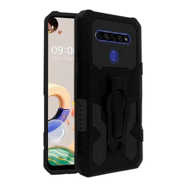 Estuche Protector Antichoque Armor Bracket Para LG K61 / Q61