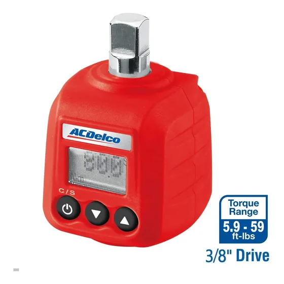 Torquimetro Digital Acdelco 3/8 Heavy Duty 5.9 A 59 Ft-lbs