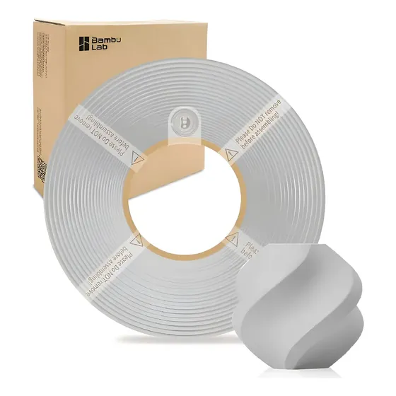 Filamento Refil Sem Carretel Pla Lite Bambu Lab Cinza 1kg